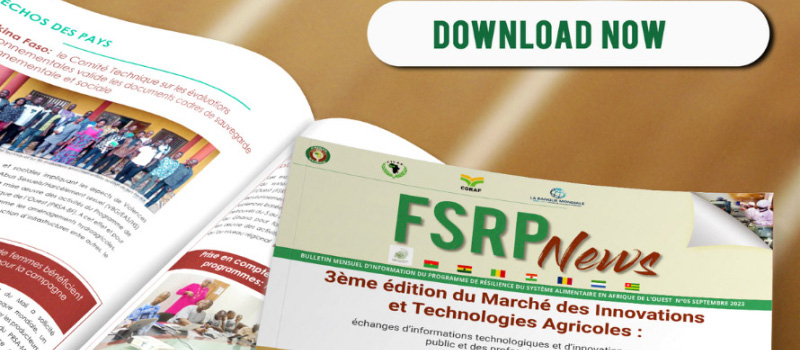 cinquième numéro de votre bulletin mensuel d’information du FSRP cinquième numéro de votre bulletin mensuel d’information du FSRP