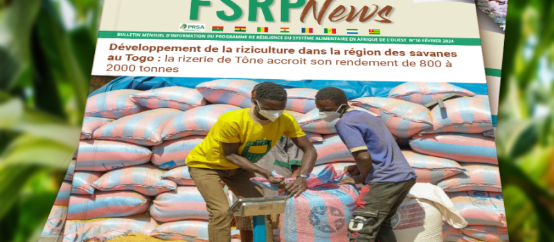 Monthly FSRP newsletter